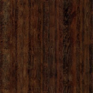 Dark brown wooden surface with visible grain patterns and knots, featuring a rustic, weathered appearance. The texture suggests aged, natural wood, commonly used for flooring or furniture design.