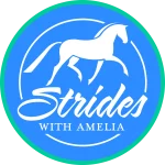 Strides with amelia logo.