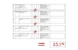 Dressage score sheet.