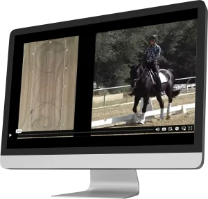 Dressage lesson focused on rider position and horse connection online
