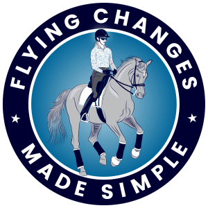 Dressage flying changes made simple for learning