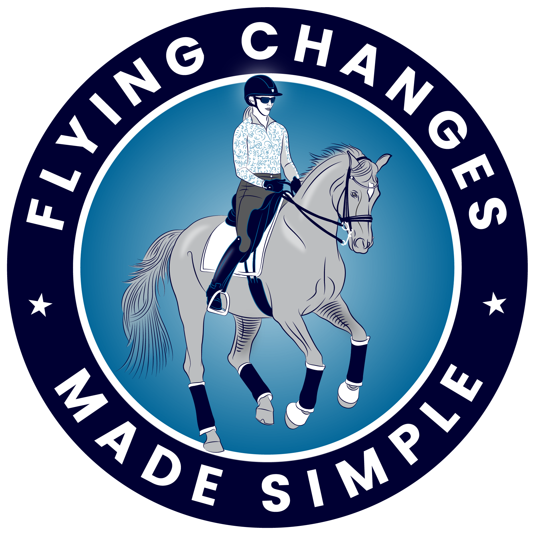 Dressage flying changes made simple for learning